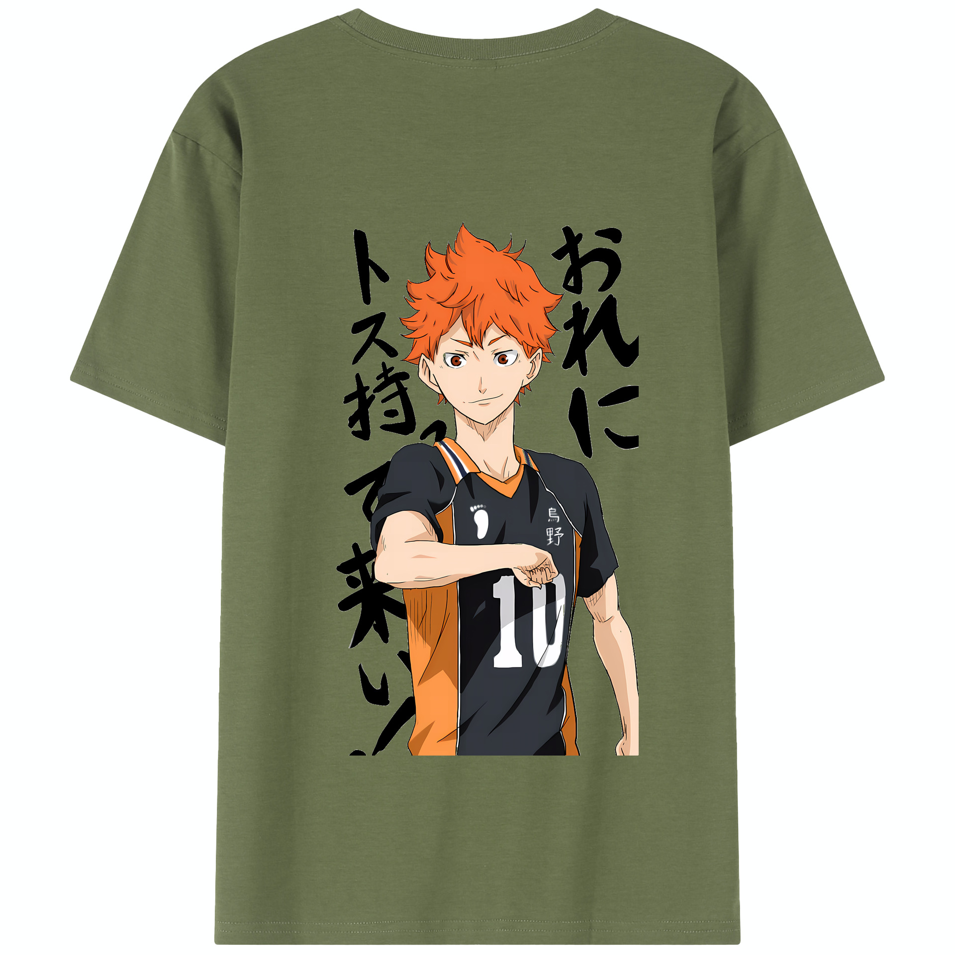 （画像用） ハイキュー!! Haikyu!! 綿100％半袖Tシャツ（背面プリント）